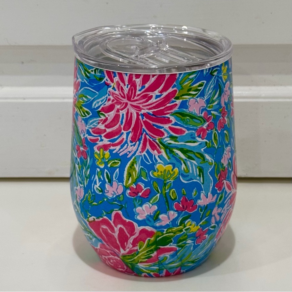 Lilly Pulitzer Floral Tumbler - Bunny Business